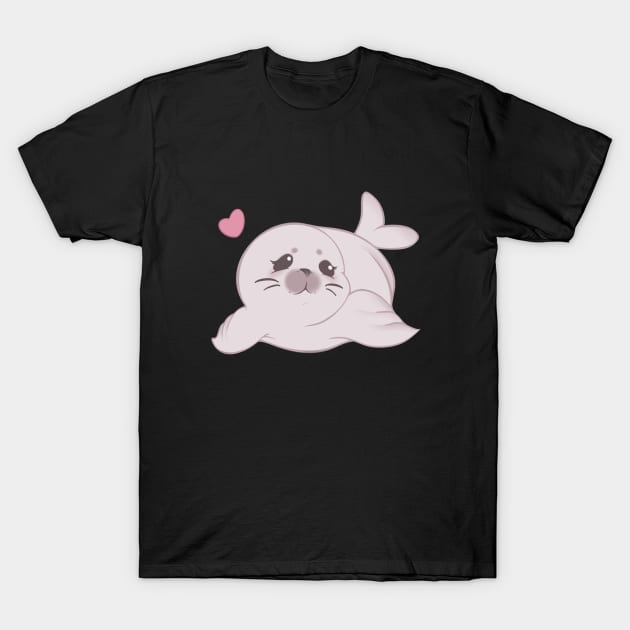 FFXIV - Salt and Pepper Seal [Dark] T-Shirt by Thirea